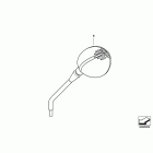 R1200R 10+ (K27) Rear view mirror, oval