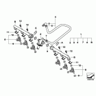 K1600GTL (K48) Valves / pipes of fuel injection system