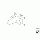 K1300S (K40) Боковые панели обтекателя, передние