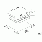 R1200GS ADV 10+ (K255) Single parts for aluminum top case
