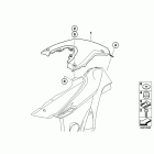 F650GS(K72) 09+ (K72) Облицовка бака