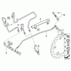 R1200GS 10+ (K25) Brake pipe rear