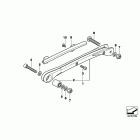 R1200GS 10+ (K25) Tension struts with mounting
