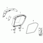 K1600GTL (K48) Case lid at lowe part of case