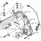 CBR600RA Крышка картера правая