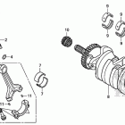 CBR600RA Коленчатый вал и поршень