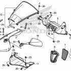 CBR600RA Верхний обтекатель
