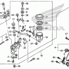 CBR600RA Главный тормозной цилиндр -передний