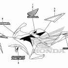 CBR250RA Наклейки