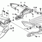 CBR600RA Заднее крыло