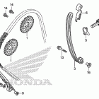 CBR1000RA Цепь ГРМ и натяжитель