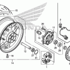 CBR1000RA Заднее колесо