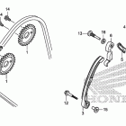 CBR600RA Цепь ГРМ и натяжитель