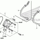CBR1000RA Водяной насос