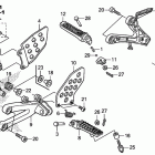 CBR600RA Подножки