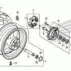 CBR600RA Заднее колесо
