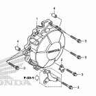 CBR600RA Крышка генератора