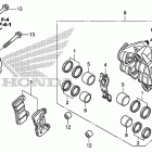CBR600RA Передний тормозной суппорт