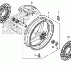 CBR600RA Переднее колесо
