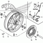 CBR1000RA Переднее колесо
