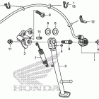 CBR600RA Подножка