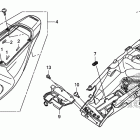 CBR600RA Задний обтекатель