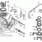 CBR600RA Топливный бак