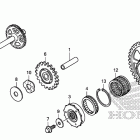 CBR600RA Муфта стартера