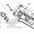 CBR600RA Крышка головки цилиндров
