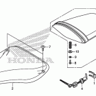CBR600RA Сидение