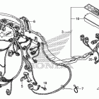 CBR600RA Жгут проводов