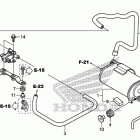 CBR1000RA Адсорбер, системы улавливания паров топлива