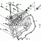 CMX250C Крышка картера правая