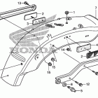 CMX250C Заднее крыло
