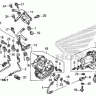 CBR1000RA Задний блок клапанов