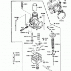 Tecate 4 (KXF250-A1) Carburetor(kxf250-a1)