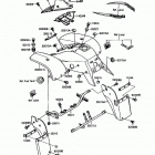 Mojave 250 (KSF250-A1) Переднее крыло(ья)
