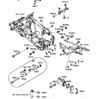Tecate 4 (KXF250-A1) Frame fittings(kxf250-a1)