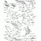 Ninja 300 (EX300-ADF) Обтекатель нижний