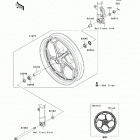 Ninja 300 (EX300-BDFA) Переднее колесо