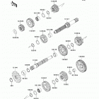 KLX140 (KLX140-ACF) Трансмиссия