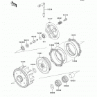 KX100 (KX100-DCF) Сцепление