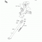 Versys (KLE650-CDF) Подножка
