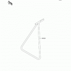 KX250F (KX250-ZDF) Подножка