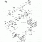 Z1000 (ZR1000-DDFA) Масляный и водяной насос. фильтр масленый
