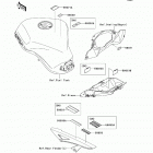 Ninja 1000 ABS (ZX1000-HCF) Наклейки предупреждения