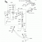 Ninja 300 (EX300-ADF) Задний торм цилиндр