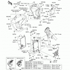 KLR650 (KL650-ECF) Радиатор
