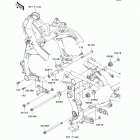 Versys (KLE650-CDF) Крепление двигателя