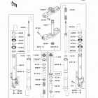 Versys (KLE650-CDF) Передняя вилка